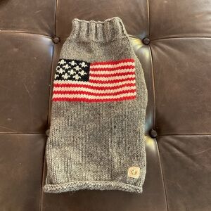 Chilly Dog American Flag Sweater